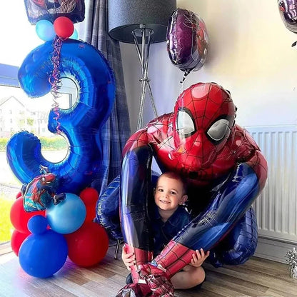 3D Spiderman und Iron Man Luftballon für Kinder Geburtstage